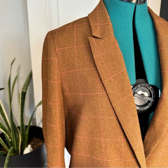 Leith orange with pink blazer size small - Picture 2 of 14